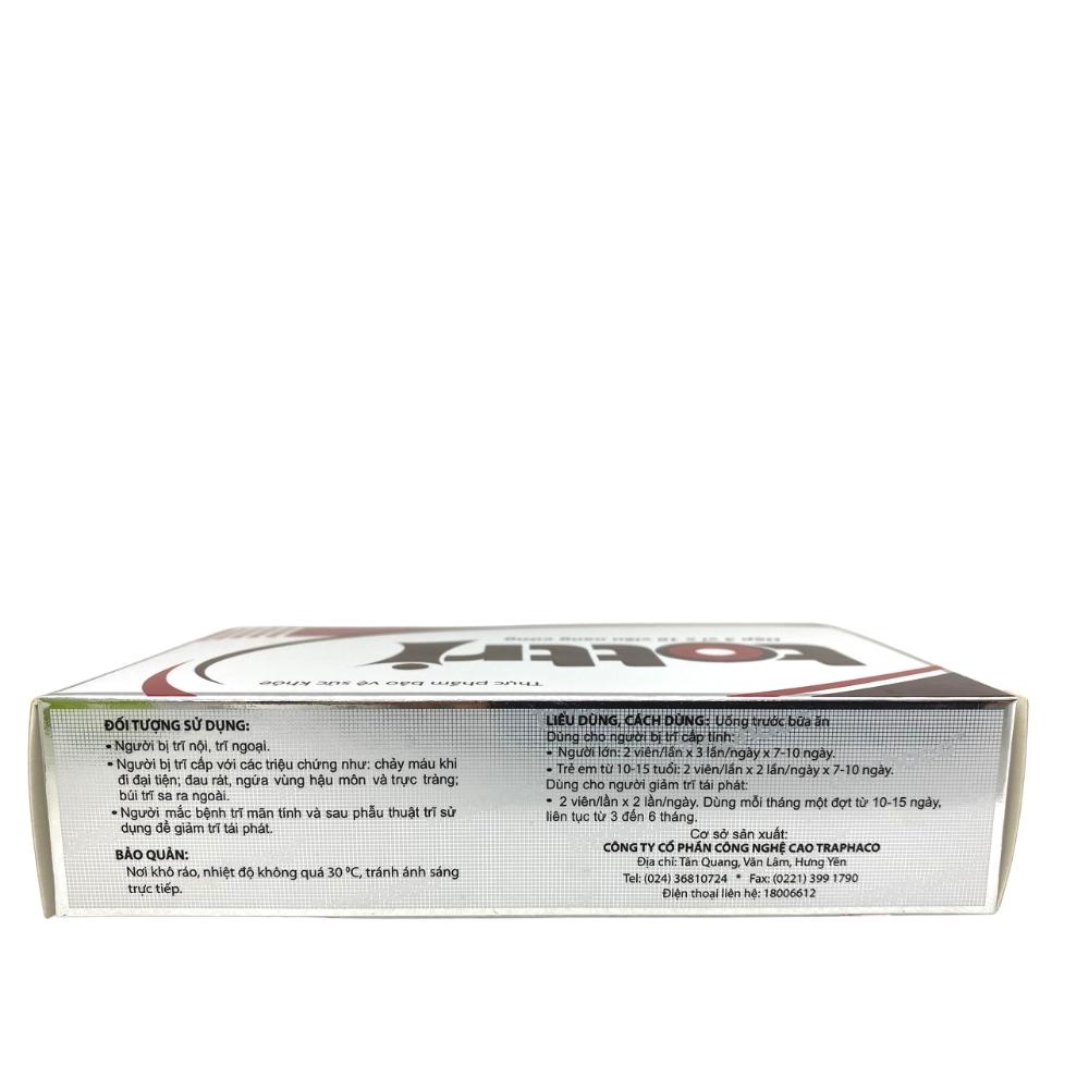 TOTTRI - Traphaco - Cải Thiện Trĩ Nhanh-  Phòng, Ngăn Ngừa Trĩ Tái Phát- Hộp 30 viên, 15 gói