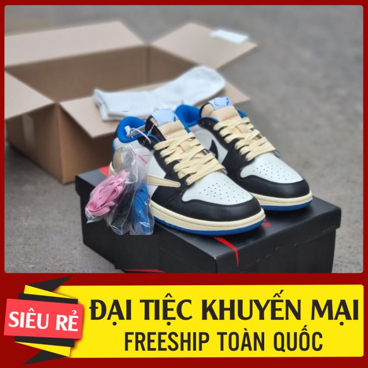 Giày thể thao Tra vít cốt xanh đen kèm box tất đóng hộp cattong bảo vệ