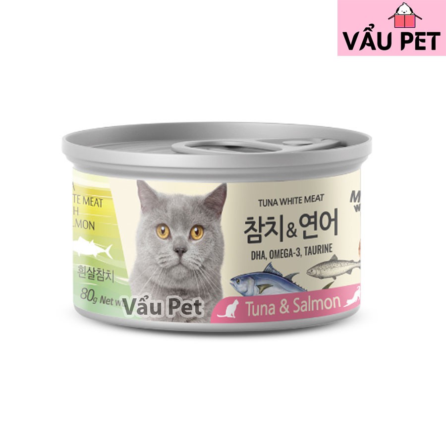 Pate cao cấp cho mèo Meowow Hàn Quốc 80g