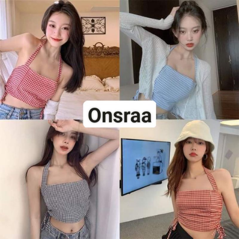 ÁO CROP YẾM NƠ RÚT EO[MẪU MỚI NHẤT]
