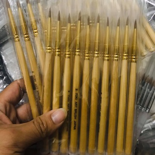 CỌ ĐẮP HOA ĐẦU TRÒN YUKI 100% LÔNG CHỒN