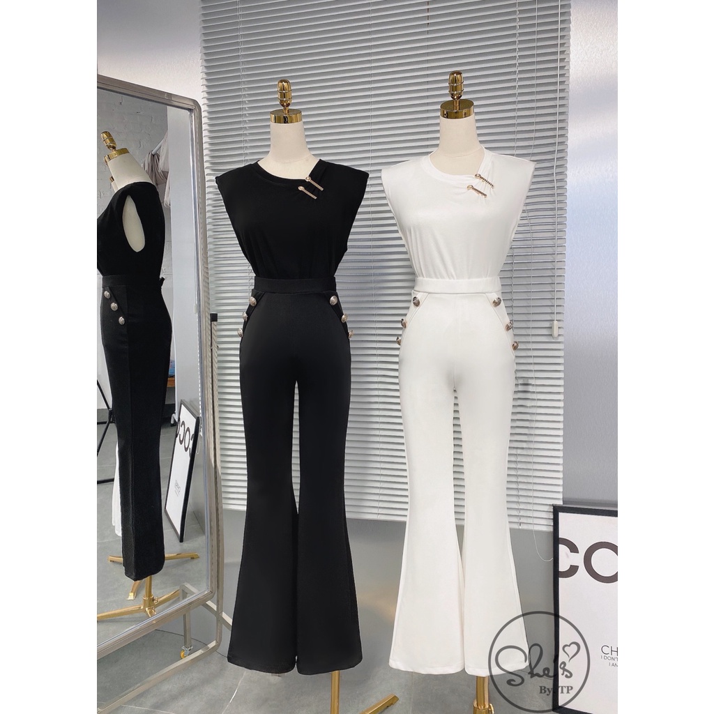 áo đệm vai kèm 2 tang cài đen trắng SZ SM | BigBuy360 - bigbuy360.vn