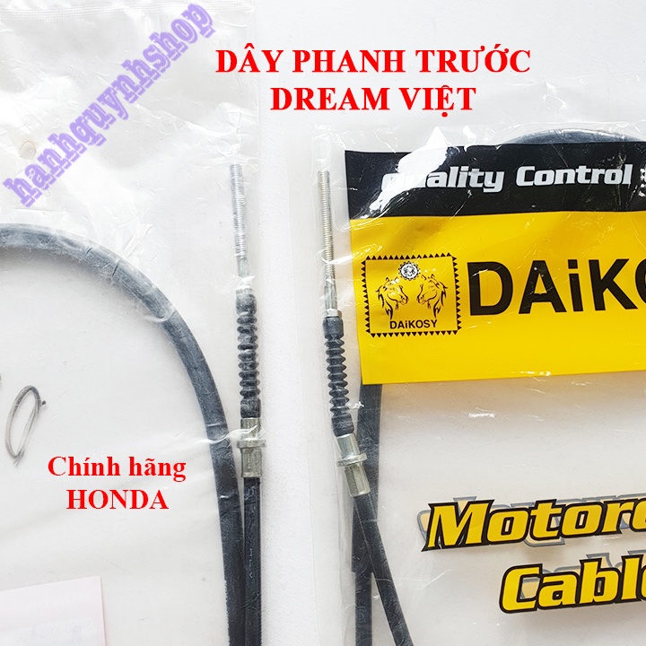 Dây phanh trước Dream Việt chính hãng Honda
