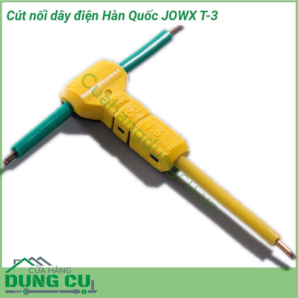 Đầu nối nhanh dây điện T-3 JOWX Hàn Quốc