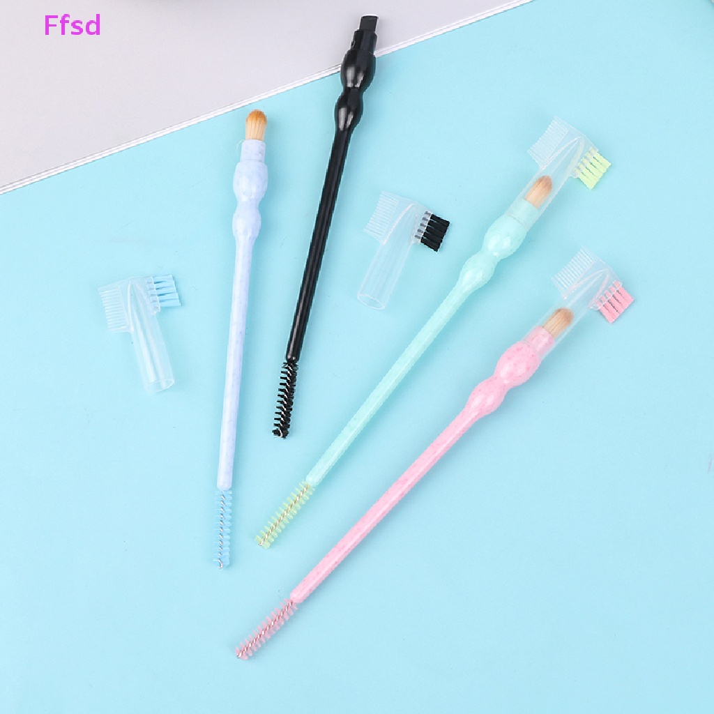 {Ffsd} Bộ Dụng Cụ Trang Điểm Ba Trong Một Ngạnh &amp; Lược Chải Lông Mi Trang Điểm Làm Đẹp * Bán Chạy
