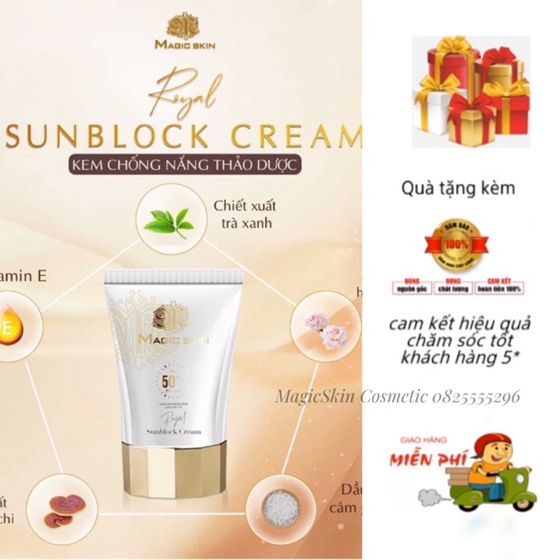 KEM CHỐNG NẮNG MAGIC SKIN CHÍNH HÃNG