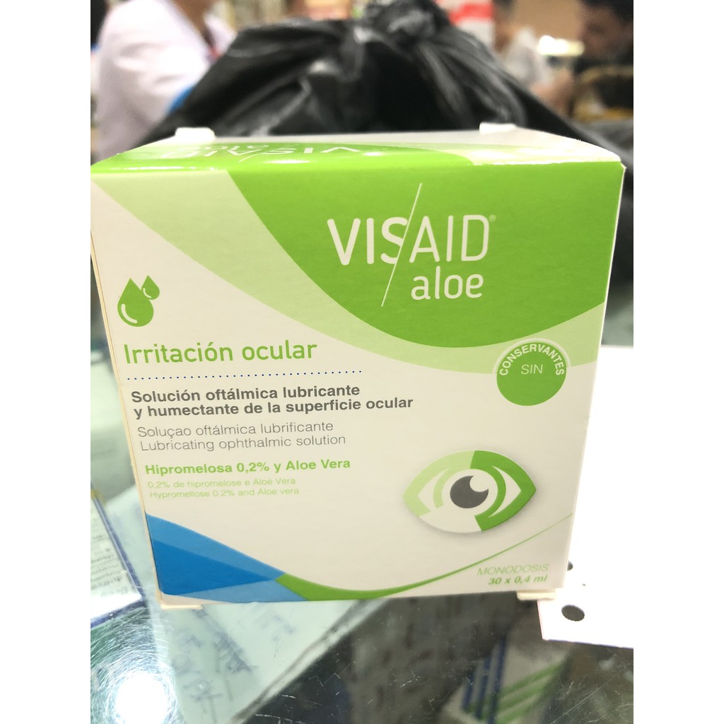 NHỎ MẮT VISAID ALOE MONODOSIS HỘP 30 TÉP