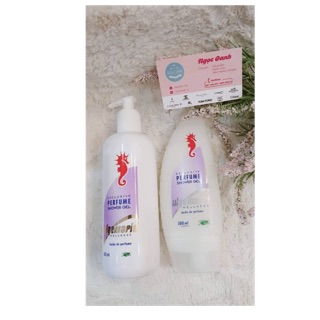 Sữa tắm cá ngựa Algemarin Perfume Shower Gel 500ml và 300ml