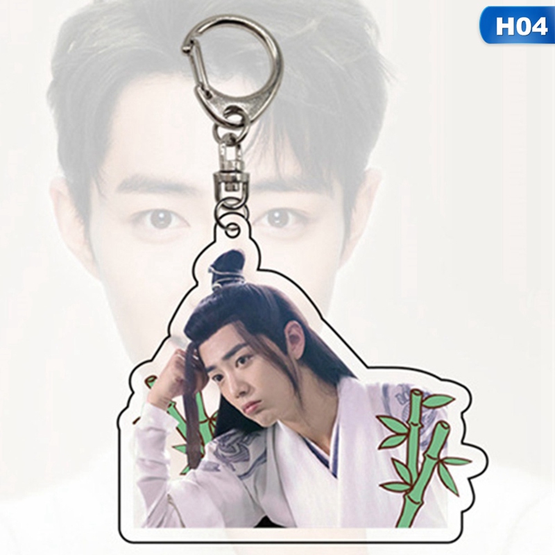 Móc khóa hai mặt hình người nổi tiếng bằng chất liệu acrylic