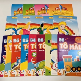 Combo 10 quyển tập tô cho bé
