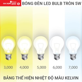 Bóng đèn Led Bulb tròn 5W - A55N4/5W.H