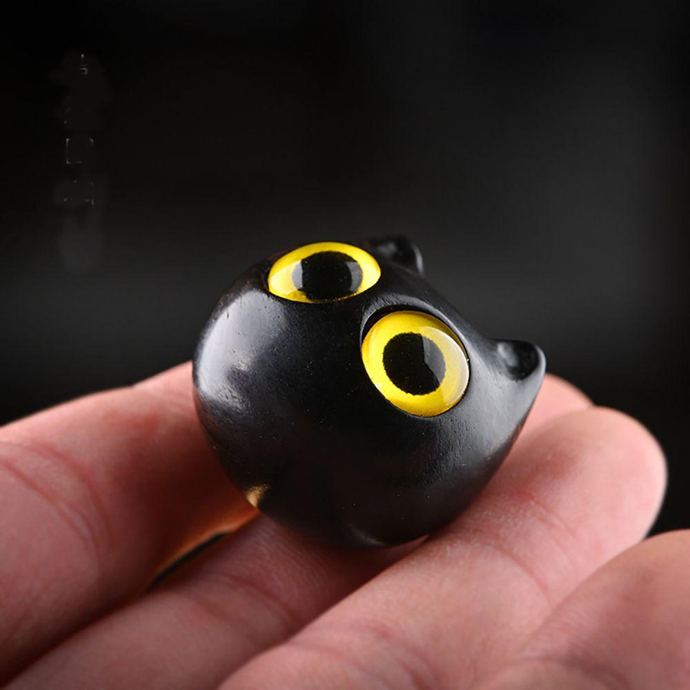 Mô Hình Chú Mèo Bằng Gỗ Mini Dễ Thương Dùng Trang Trí Sân Vườn