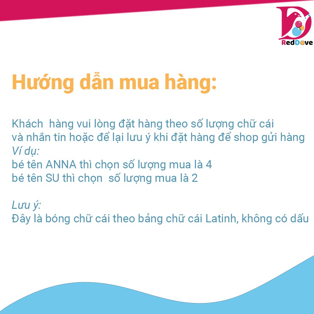 Bóng chữ cái ghép tên trang trí sinh nhật (GIÁ 4K/MỘT CHỮ CÁI)