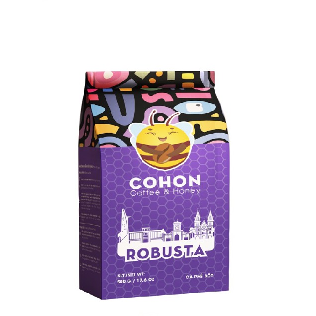 Cà phê Robusta thương hiệu Coffee &amp; Honey 500G cà phê Tây Nguyên nguyên chất 100%