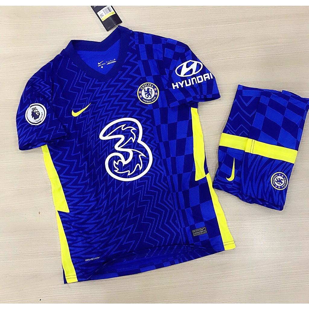Áo bóng đá - Áo Đá Banh Câu Lạc Bộ Chelsea -Sân Nhà 2022 - Chất Polyeste thái cao cấp