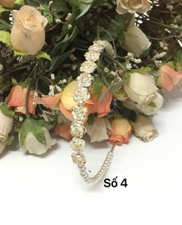 32/- Cài tóc ngọc trai hoa handmade