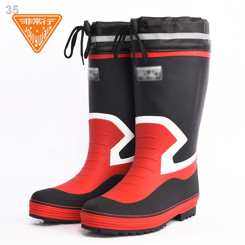 giày đi mưa của nam cao su ống chống trượt overshoes thời trang ủng nước thủy triều đánh cá ngoài trời