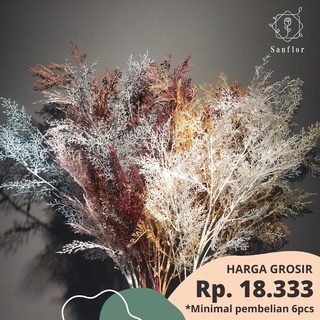 Image of Daun Cemara asparagus /bunga artificial smoke bush