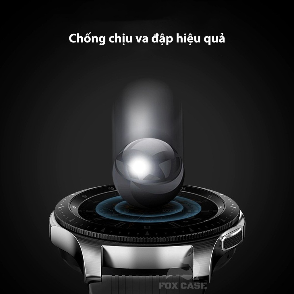 Cường lực Samsung Watch 4, Watch 4 Classic full màn hình, chống trầy xước, chống va đập, cảm ứng nhạy - Fox Case