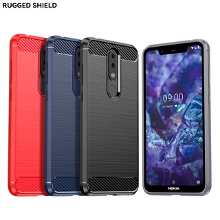 Ốp Lưng Silicon Mềm Chống Sốc Cho Nokia 5.1plus 5.1+