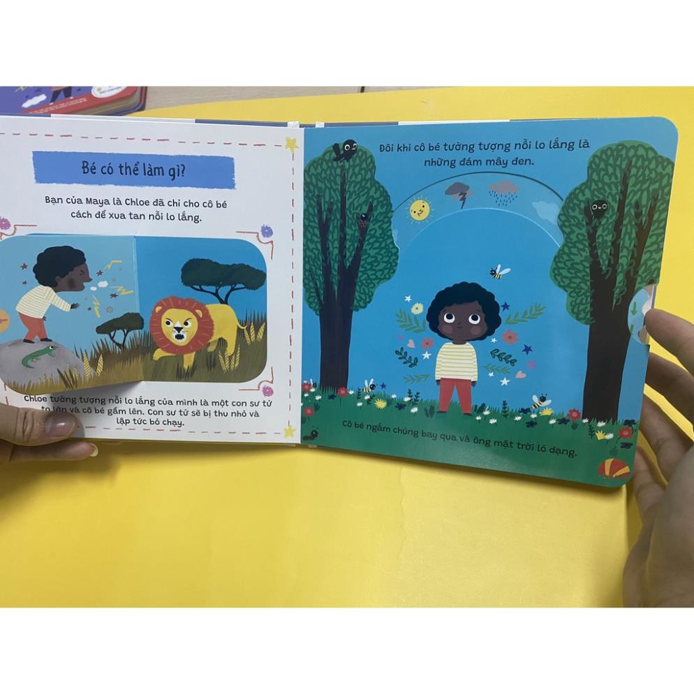 Sách lật mở khám phá - Nhưng cảm xúc nhỏ quan trọng của bé - Đôi Khi Mình Lo Lắng