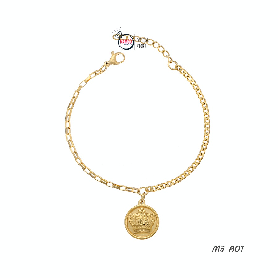 Vòng Tay Titan Nữ A01 Bền Màu Bảo Hành 6 tháng