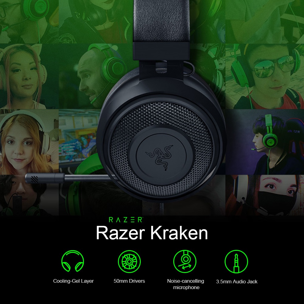 Tai Nghe Razer Kraken Pro V2 Âm Thanh Sống Động Chất Lượng Cao