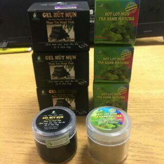 Lột mụn trà xanh