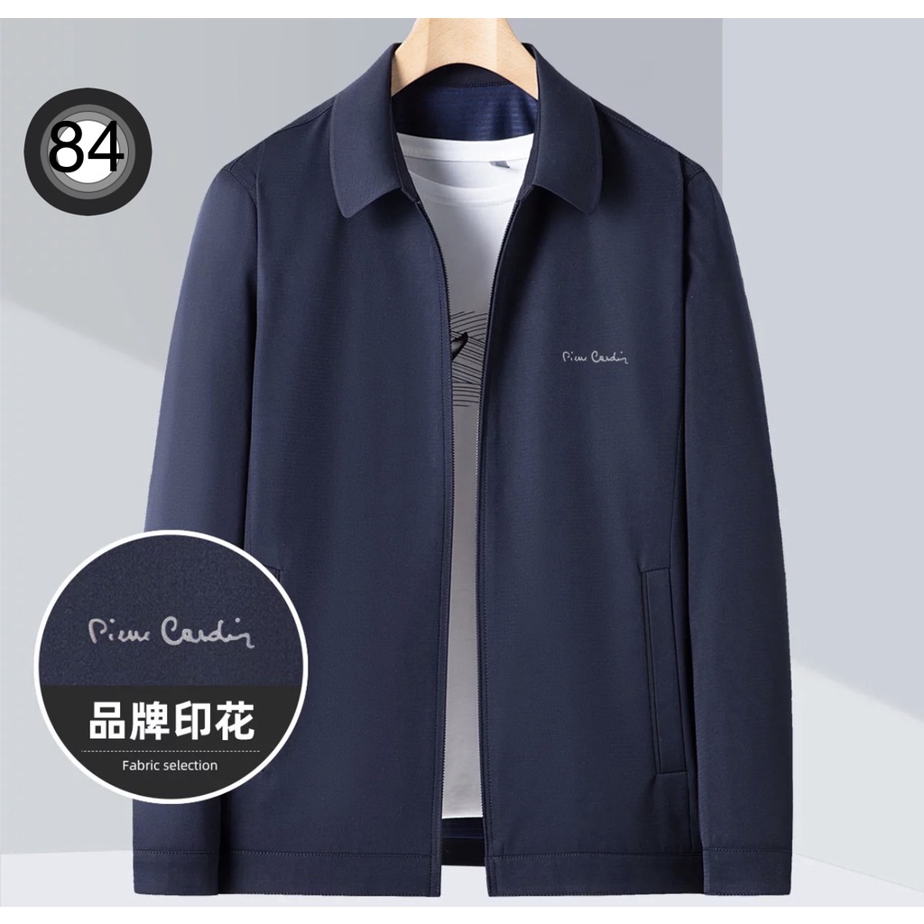 M 80->84, Khoác nam Pierre Cardin, khoác bomber, khoác gió Pierre Cardin chính hãng