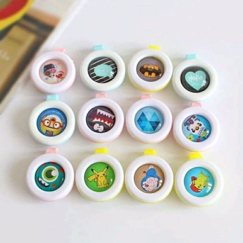 Kẹp chống muỗi Bikit Guard cho bé - chiết xuất 100% tinh dầu chanh sả tự nhiên Hàn Quốc