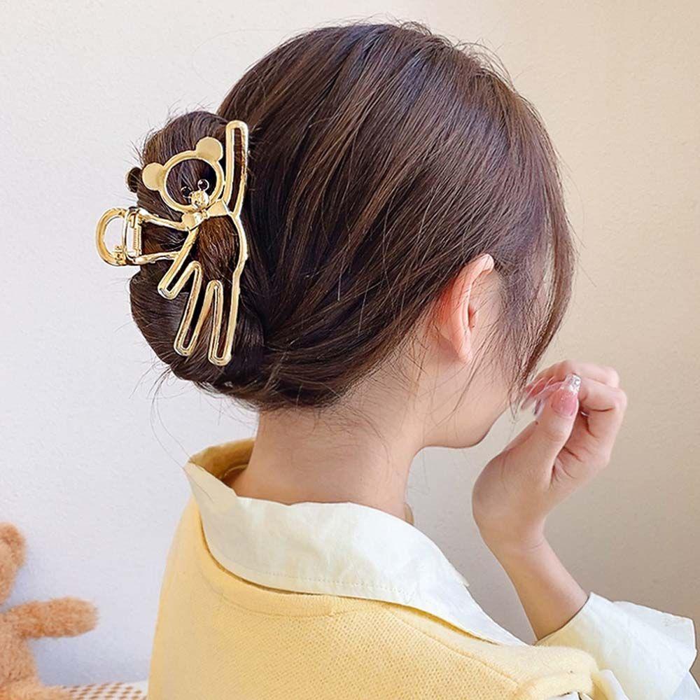 NICKOLAS Kẹp Tóc Móng Vuốt Hình Hoạt Hình Sáng Tạo Cho Nữ