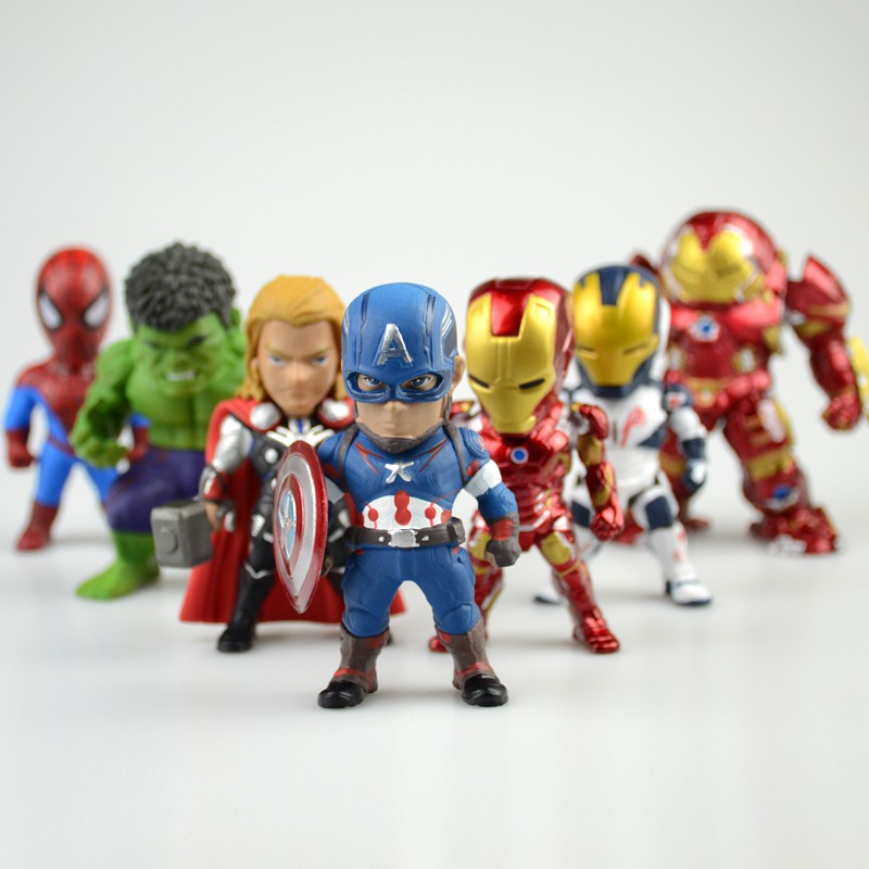 Mô Hình Nhân Vật Avenger Siêu Anh Hùng ( Cả 6 Em )