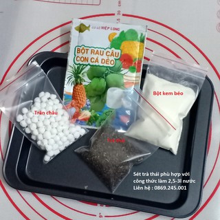 SET TRÀ SỮA THÁI XANH /Đỏ CÓ TRÂN CHÂU (Nguyên liệu chọn lọc)