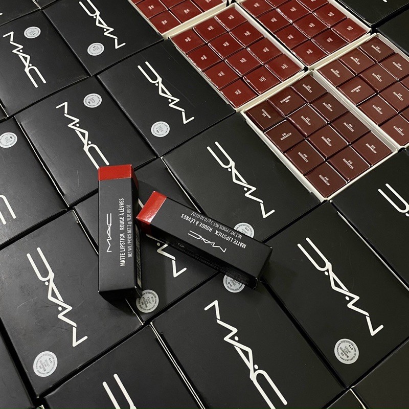 [Chính Hãng] Son MAC Full Size Bản Matte, Powder Kiss Tặng Kèm Mask | BigBuy360 - bigbuy360.vn