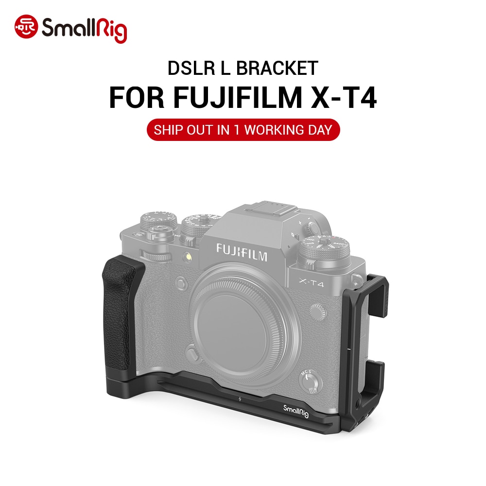 NewSmallRig X-T4 L Bracket for FUJIFILM X-T4 Camera XT4 Plate  base plate and side plate are Arca-type compatible dovetails  2812in stock