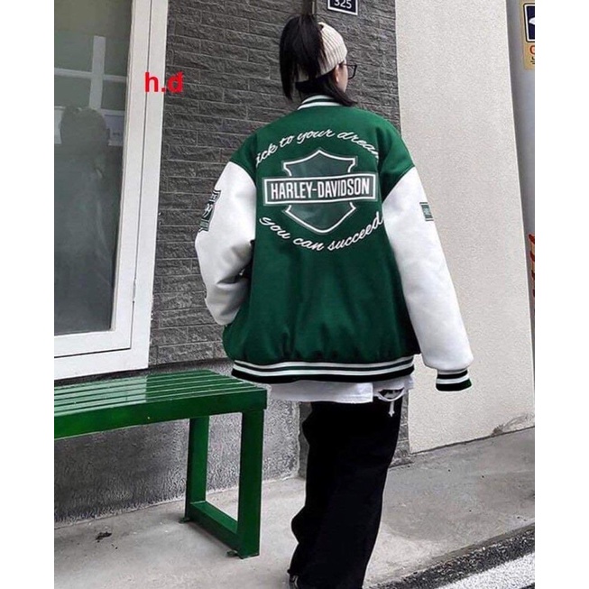 Áo khoác bomber happy HD12