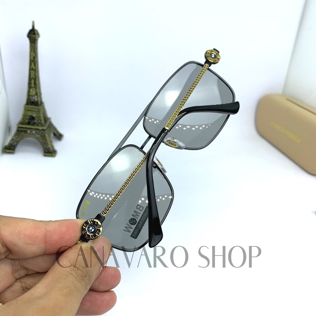 Kính Đổi Màu Nam Đi Ngày Và Đêm Đổi Màu Khi Ra Nắng Cao Cấp Phân Cực Chống Chói Chống UV CANAVARO SHOP CN2070 Tặng Hộp