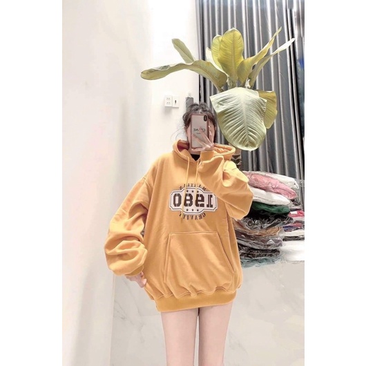 Hoodie 1980 Form Thụng Tay Bồng, Mũ 2 Lớp Chất Nỉ Dày Dặn