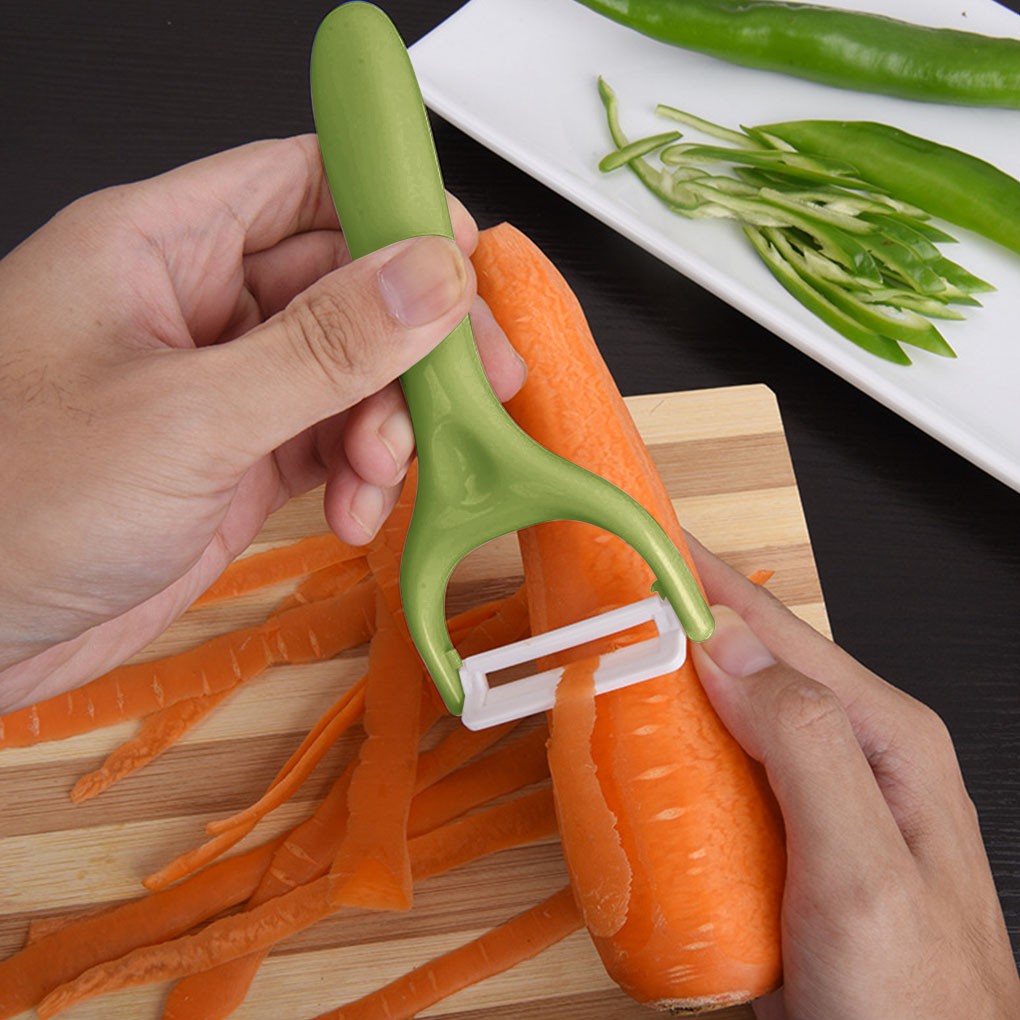 Dụng cụ bào gọt vỏ rau củ chất liệu gốm tiện lợi cho nhà bếp