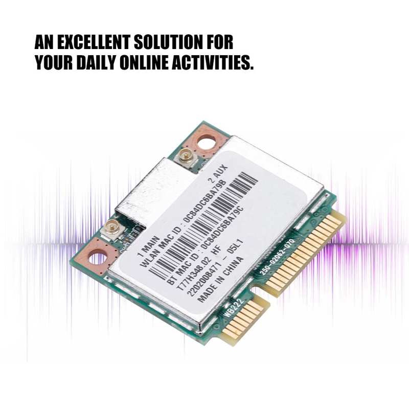 [Ready Stock] Card mạng Pci-E không dây 2.4g / 5ghz Ar5B22 300mbps Wifi nhỏ