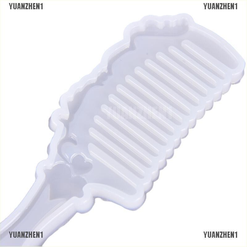 [YUANZHEN1] Khuôn Làm Mặt Trang Sức Bằng Silicone Hình Lược