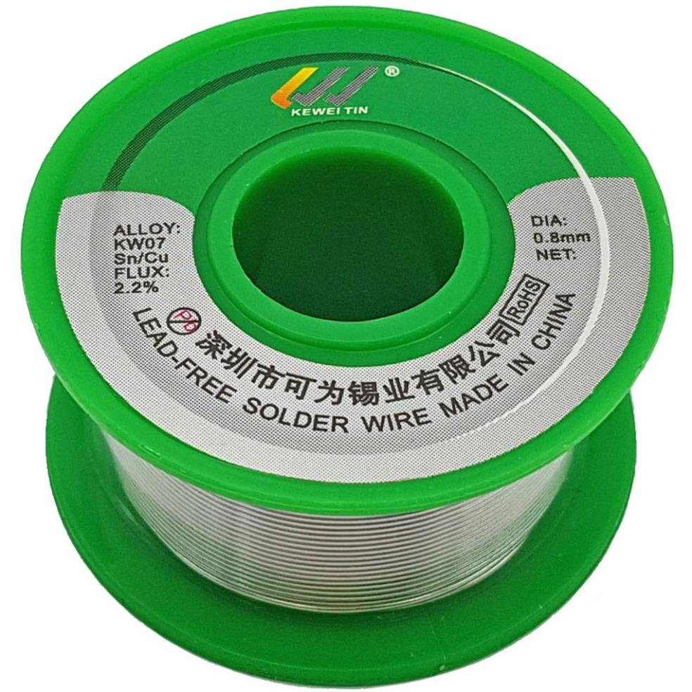 Thiếc hàn không chì 0.6mm, 0.8mm, 1.0mm, 1.2mm - 50gram, 100gram