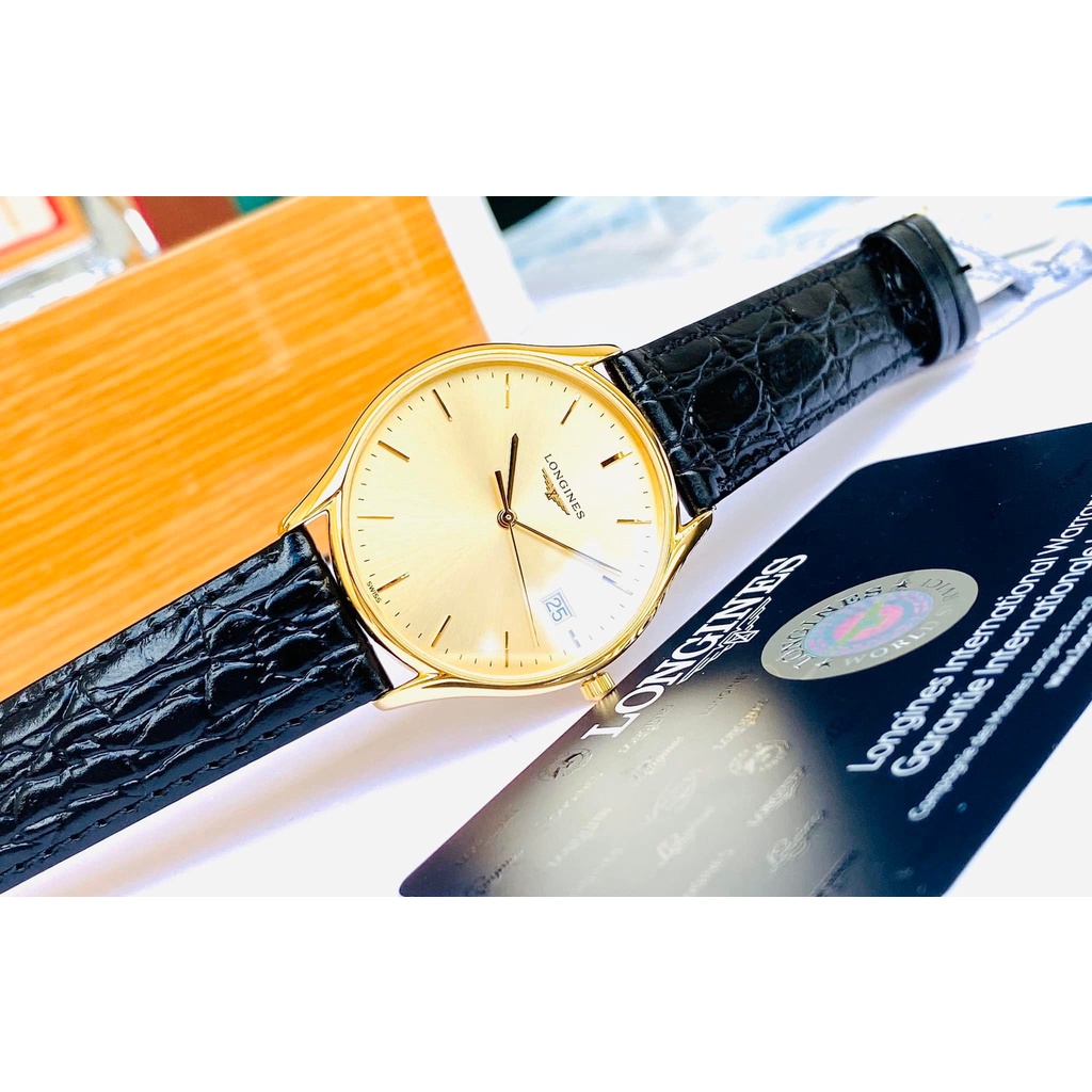 Đồng hồ nam dây da Longines Lyre L4.759.2.32.2 BHTC