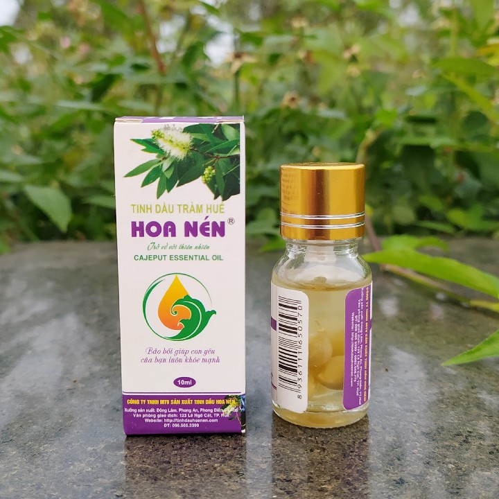 TINH DẦU TRÀM chống gió, cảm ho, thơm phòng, đuổi muỗi, côn trùng cắn Hoa Nén
