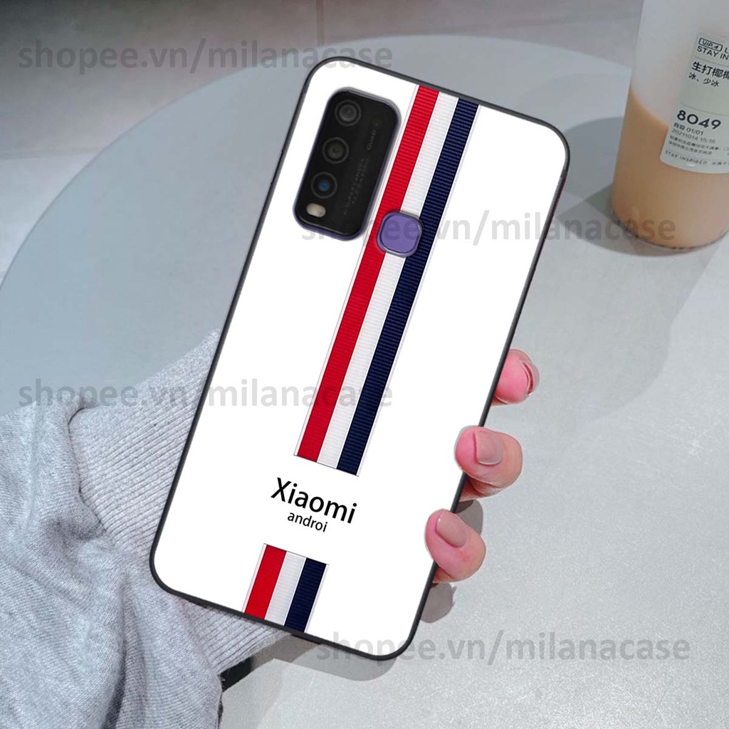 Ốp Vivo Y30 / Y50 in giả da phong cách thể thao, cá tính, thời trang