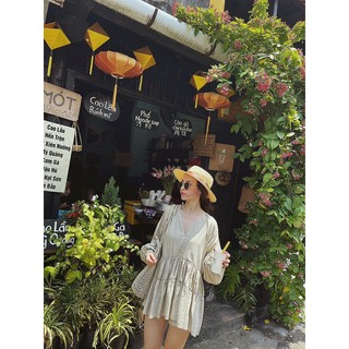 set áo váy kèm quần đũi nilen