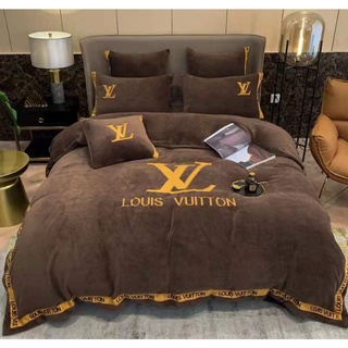 Set nỉ nhung thêu thương hiệu cao cấp 6 món