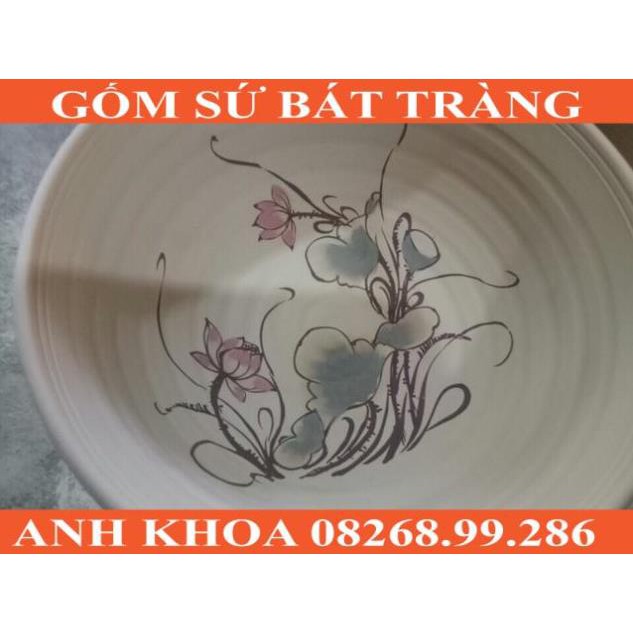 Ấm chén vuông Bát Tràng - Gốm sứ Bát Tràng Anh Khoa