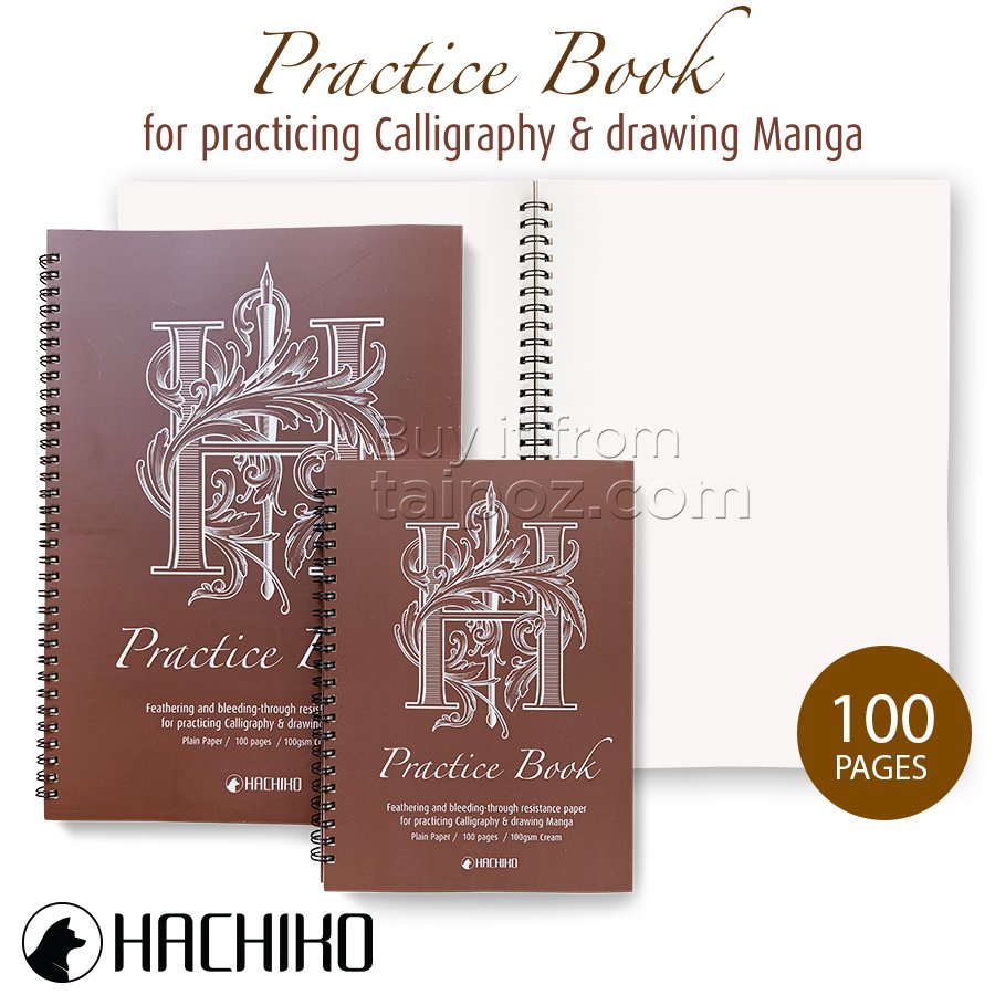 - SỔ HACHIKO PRACTICE BOOK, GÁY LÒ XO