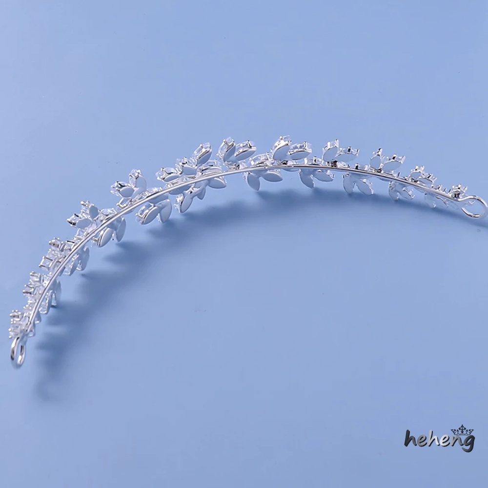 Băng Đô Hợp Kim Đính Đá Không Gây Dị Ứng Dùng Để Hóa Trang Tiệc Cưới